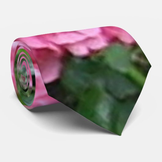 Roze Stropdas (Opgerold)