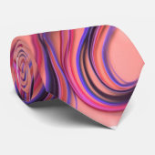 Roze Stropdas (Opgerold)