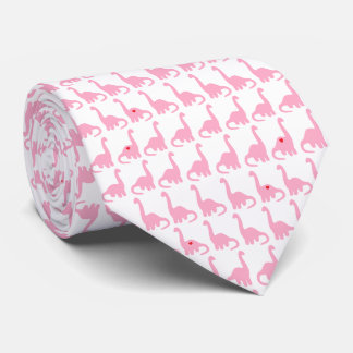 Roze Stropdas Dinosaur