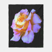 Roze Stropdas-geverfd Roos ventilatorbak Fleece Deken (Voorkant)