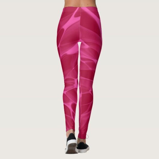 roze Stropdas-kleurstof Leggings (Achterkant)