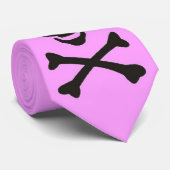 roze stropdas van de romp (Opgerold)