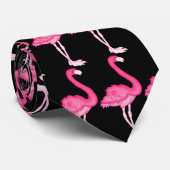 Roze stropdas van Flamingo (Opgerold)