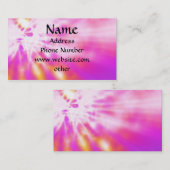 Roze Stropdas Verkleurde Visitekaartjes (Voorkant / Achterkant)