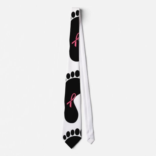 Roze Stropdas voor koolstofvoetafdruk (Voorkant)