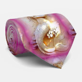 roze stropdas voor zeemeermin (Opgerold)