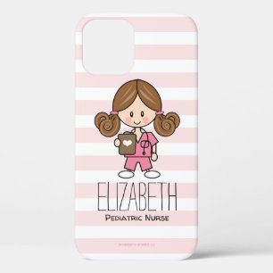 Roze strubs Nurse Brunette Case-Mate iPhone Case