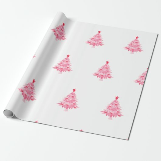 Roze structuur cadeaupapier (Uitgerold)