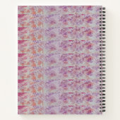 Roze structuur notitieboek (Achterkant)