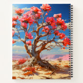 Roze structuur notitieboek (Achterkant)
