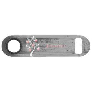 Roze structuur van harten Aangepaste opening voor  Speed Flessenopener