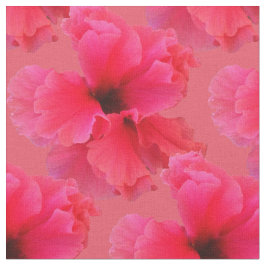 Roze structuur voor Floral van Hibiscus Stof