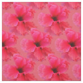 Roze structuur voor Floral van Hibiscus Stof (Swatch)