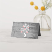 Roze structuur voor hartsontdekking plaatskaartje (Achterkant)