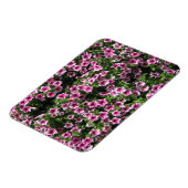 Roze struik bloemetjes Phlox tuinhoes Magneet (Linkerzijde)