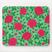 roze struiken muismat (Voorkant)