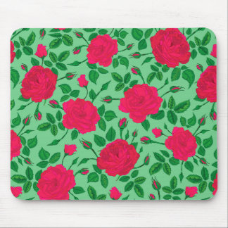 roze struiken muismat