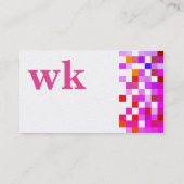 Roze Stylist Moderne Visitekaartjes (Achterkant)