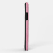 Roze subtiele reliëfstijl Damask iPhone 5 Hoesje (Achterkant/rechts)