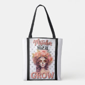 Roze Suiker Skull Delights Tote Bag (Achterkant)