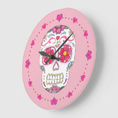 Roze Suiker Wandsluiting Grote Klok (Hoek)