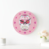 Roze Suiker Wandsluiting Grote Klok (Huis)