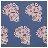 roze suikerafdruk stof (Swatch)