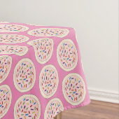 Roze suikerkoekjes en sprintbessen, Bevroren Tafelkleed (Voorbeeld)