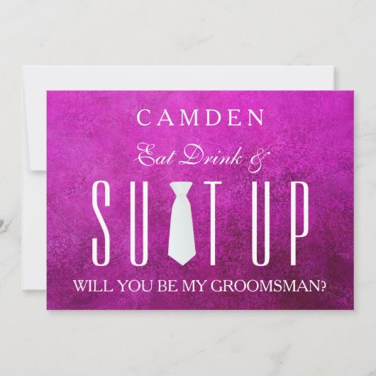 Roze Suitup Ik ben m'n huisvrouw Kaart (Voorkant)