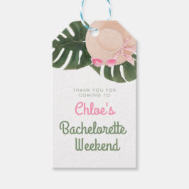 Roze Summertime Glam | Bachelorette Hartelijk dank Cadeaulabel