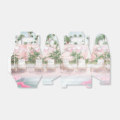 Roze Summertime Glam | Pool Party Bedankdoosjes (Uitgevouwen)