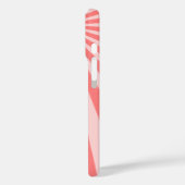 Roze Sunburst "Voeg Jouw namen toe" Case-Mate iPhone Case (Achterkant / Links)