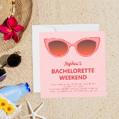 Roze Sunnies Beach vrijgezellenweekend Kaart