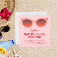 Roze Sunnies Beach vrijgezellenweekend