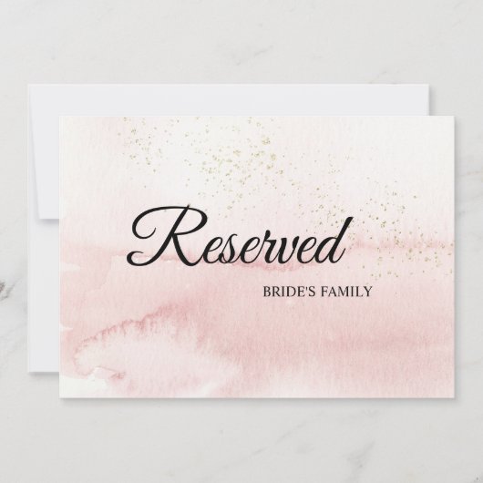 Roze Sunrise Mountain Coordinate Gereserveerde Sig (Voorkant)