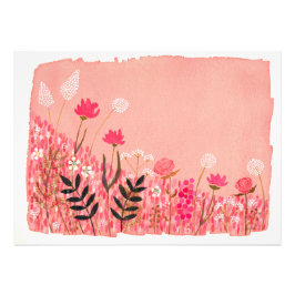 Roze Sunset Dreamweaver Garden Landscape Scene Foto Afdruk