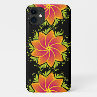 Roze Sunset Flower iPhone Case