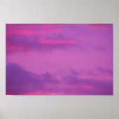Roze Sunset Sky, Ohio. Poster (Voorkant)