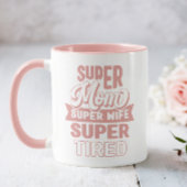 Roze Super Moeder Mok