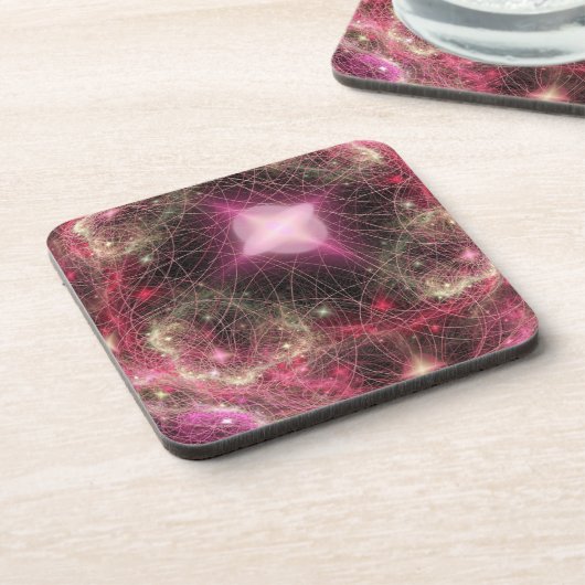 Roze Super Nova Drankjes Onderzetter (Linkerzijde)