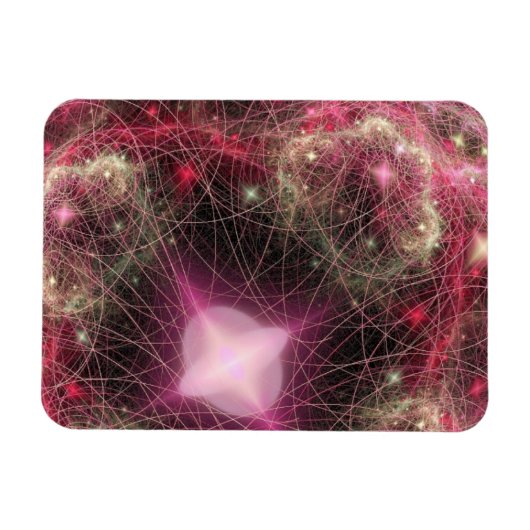 Roze Super Nova Magneet (Horizontaal)