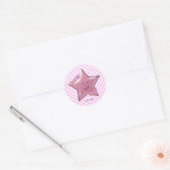 Roze Super Star Sticker (Envelop)