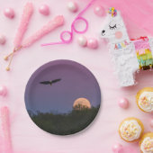 Roze Supermoon Eagle Papieren Bordje (Feest)