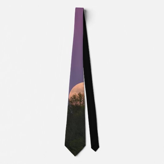 Roze Supermoon Eagle Stropdas (Voorkant)