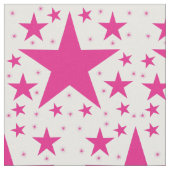 Roze superstar Collectie Pattern Fabric Stof (Close Up)