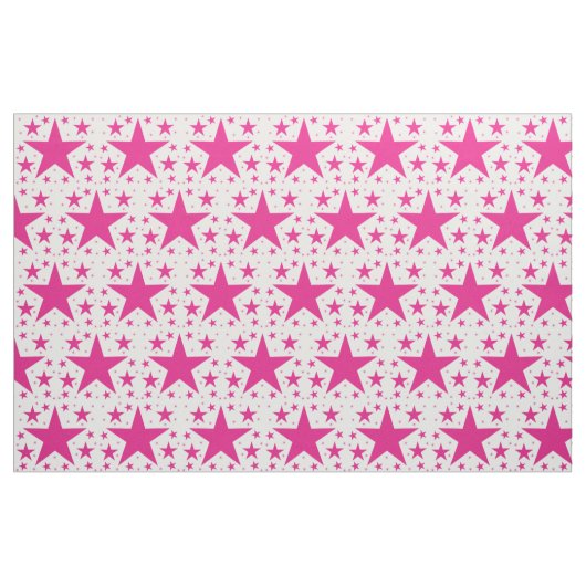 Roze superstar Collectie Pattern Fabric Stof (Fat Quarter)
