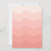 Roze Surfs Up Surfplank 2e Verjaardag Kaart (Achterkant)