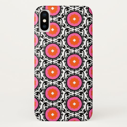 Roze Suzani Pattern Case-Mate iPhone Case (Achterkant)