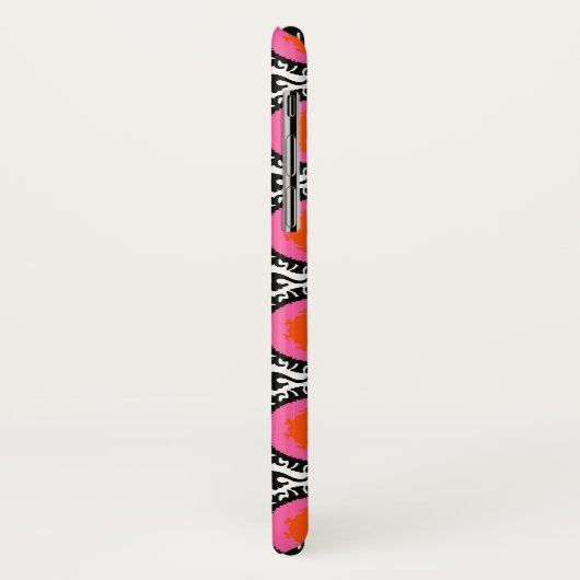 Roze Suzani Pattern Case-Mate iPhone Case (Achterkant/links)