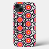 Roze Suzani Pattern Case-Mate iPhone Case (Achterkant)